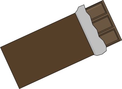 Detail A Bar Of Chocolate Clipart Nomer 11