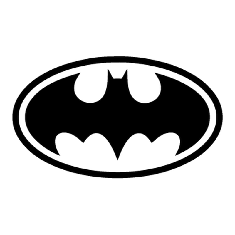 Detail Batman Logo Aufkleber Nomer 3