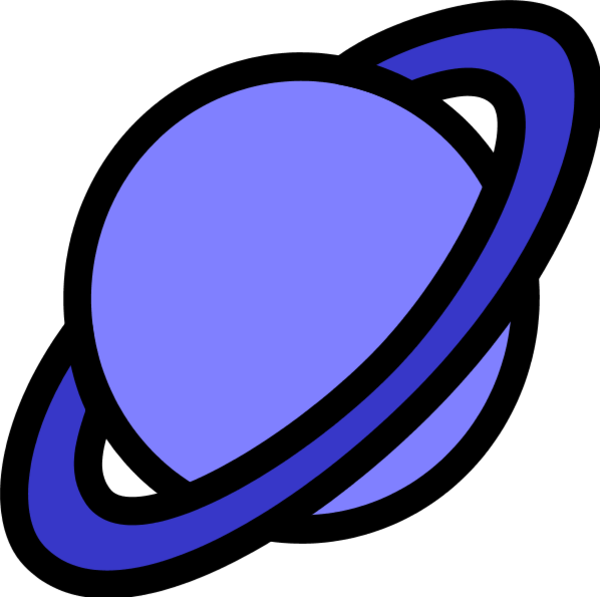 Detail Planet Vector Art Nomer 19