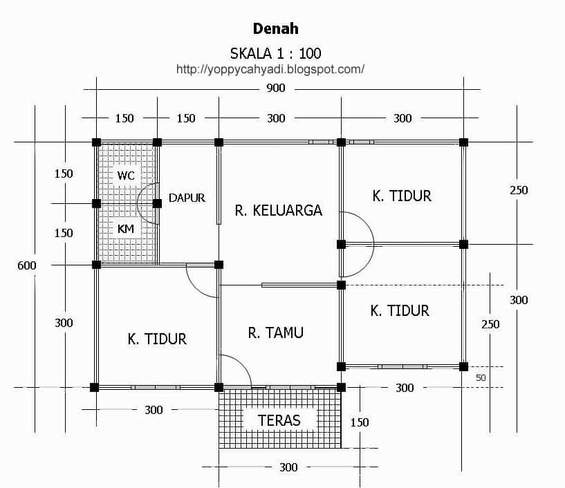 Detail Cara Mencari Skala Denah Rumah Nomer 16