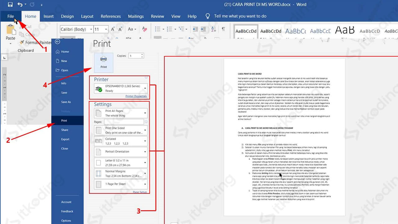 Detail Cara Mencetak Foto Di Word Nomer 32