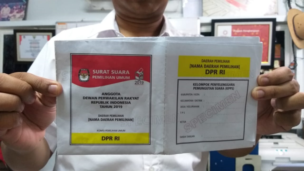 Detail Cara Mencoblos Surat Suara Pemilu 2019 Nomer 27