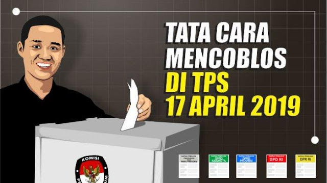 Detail Cara Mencoblos Surat Suara Pemilu 2019 Nomer 36