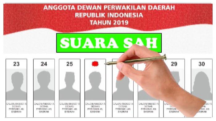 Detail Cara Mencoblos Surat Suara Pemilu 2019 Nomer 7