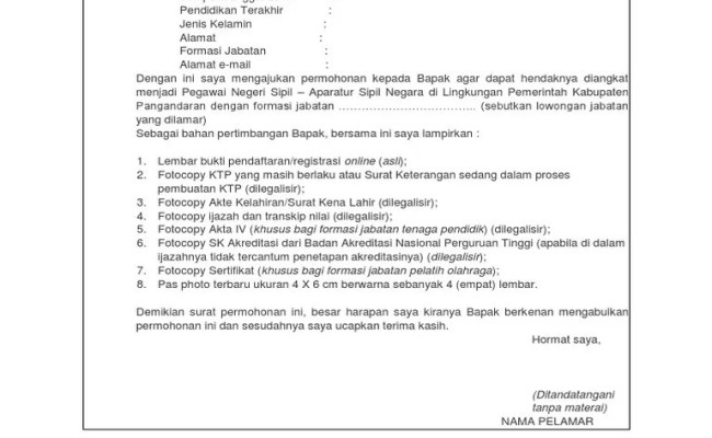 Detail Cara Menempel Materai Di Surat Lamaran Nomer 8