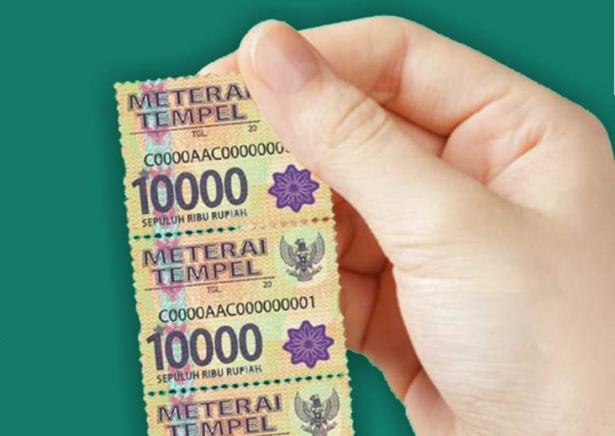 Detail Cara Menempel Materai Di Surat Lamaran Nomer 26