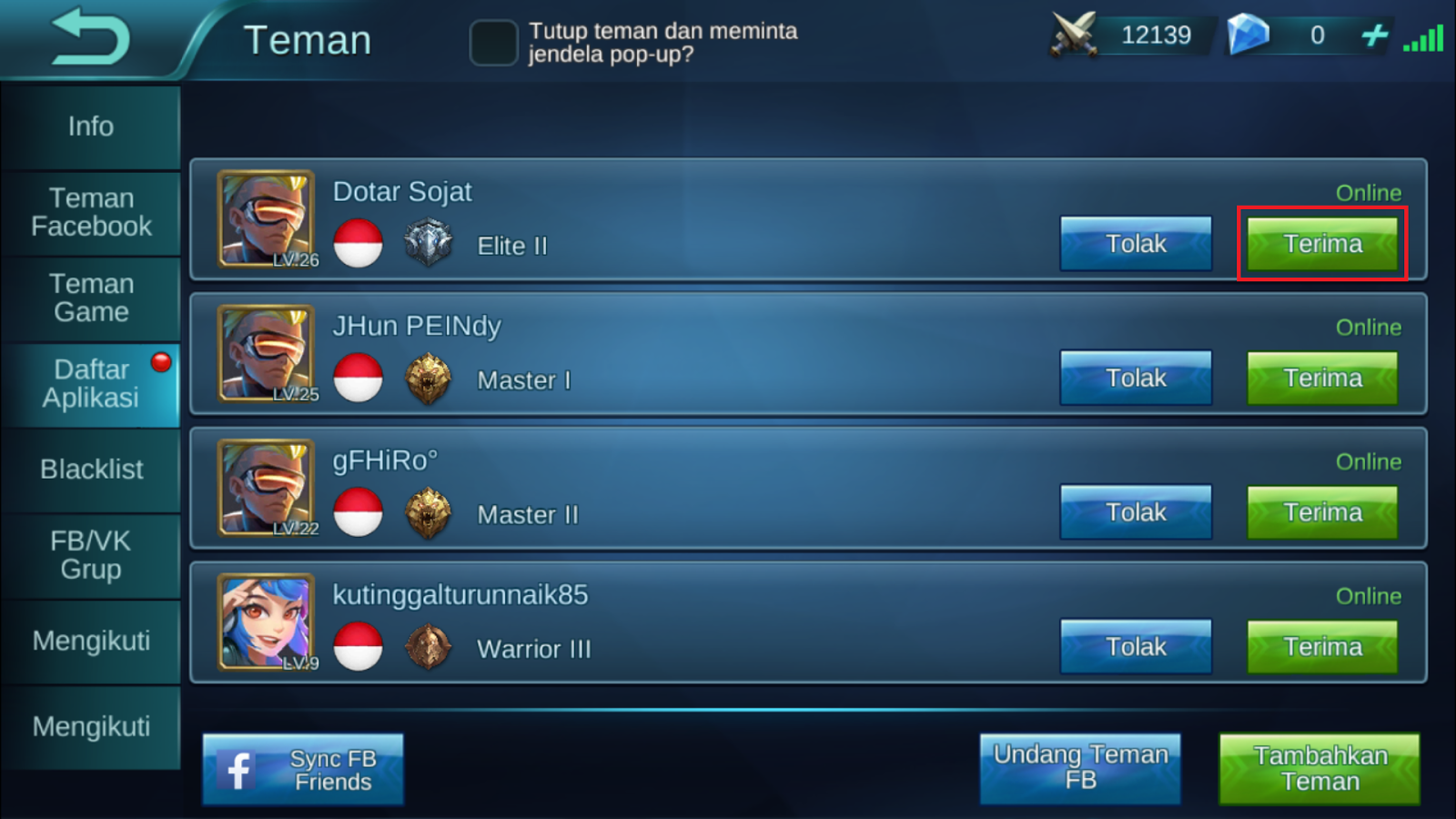 Detail Cara Menerima Undangan Squad Di Mobile Legend Nomer 8