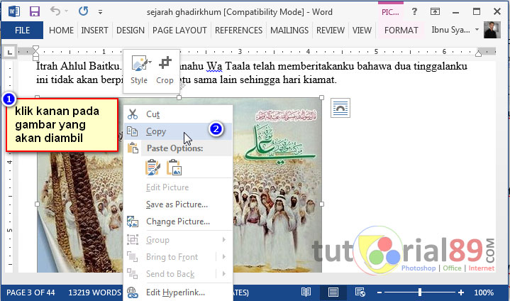 Detail Cara Mengambil Foto Dari Microsoft Word Nomer 2