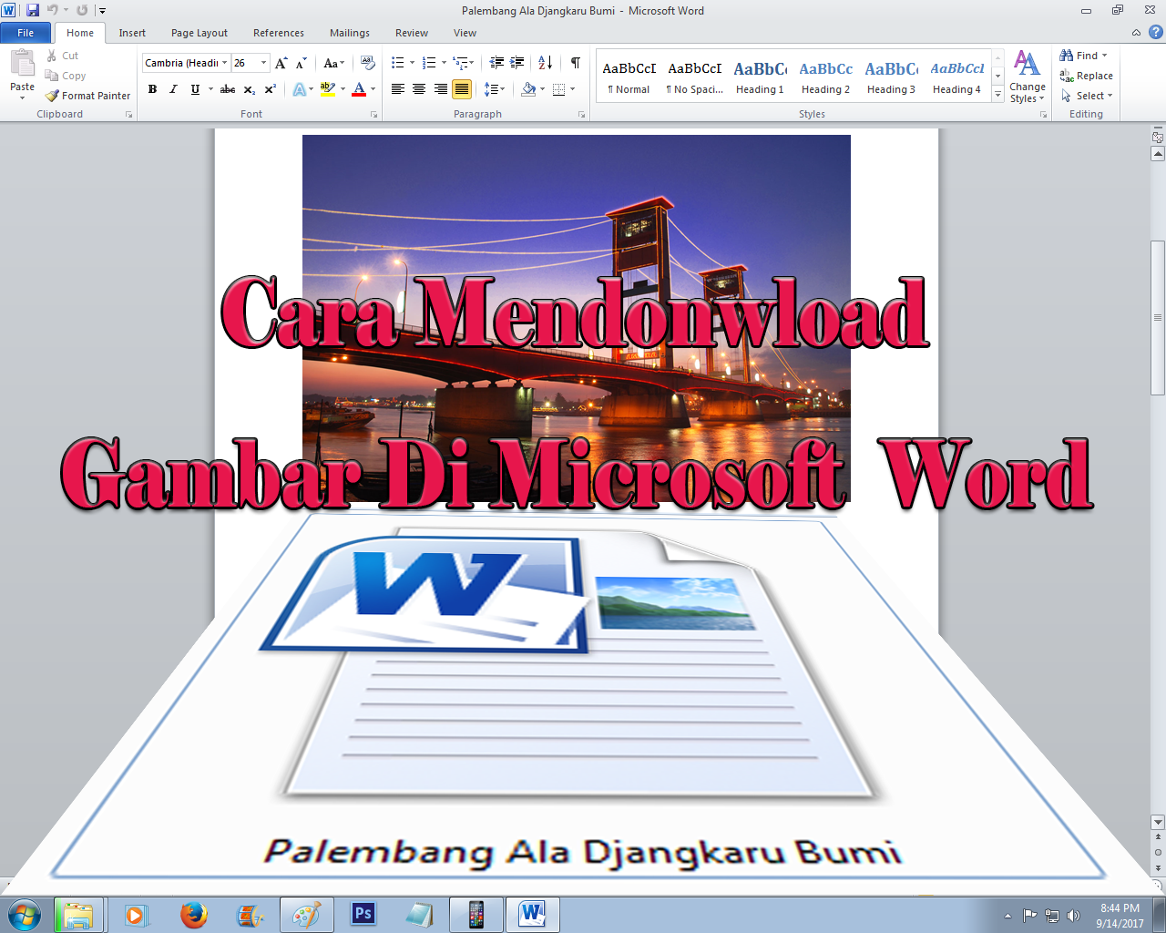 Detail Cara Mengambil Foto Dari Microsoft Word Nomer 4