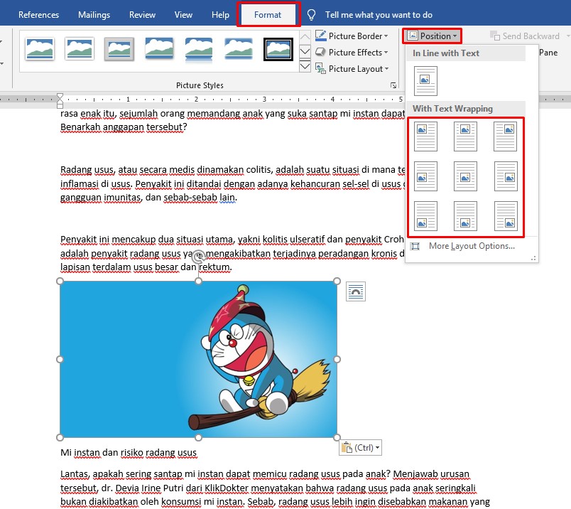 Detail Cara Mengatur Gambar Di Word Agar Rapi Nomer 9