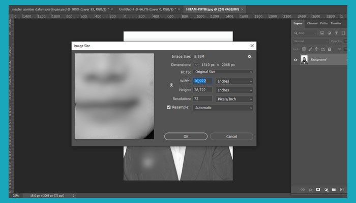 Detail Cara Mengatur Ukuran Gambar Di Photoshop Nomer 40