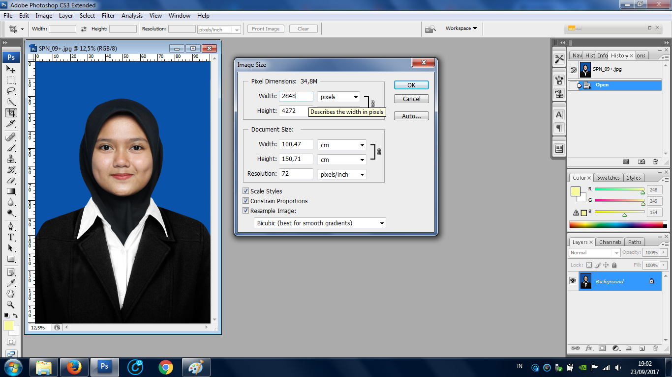 Detail Cara Mengecilkan Gambar Di Photoshop Nomer 3