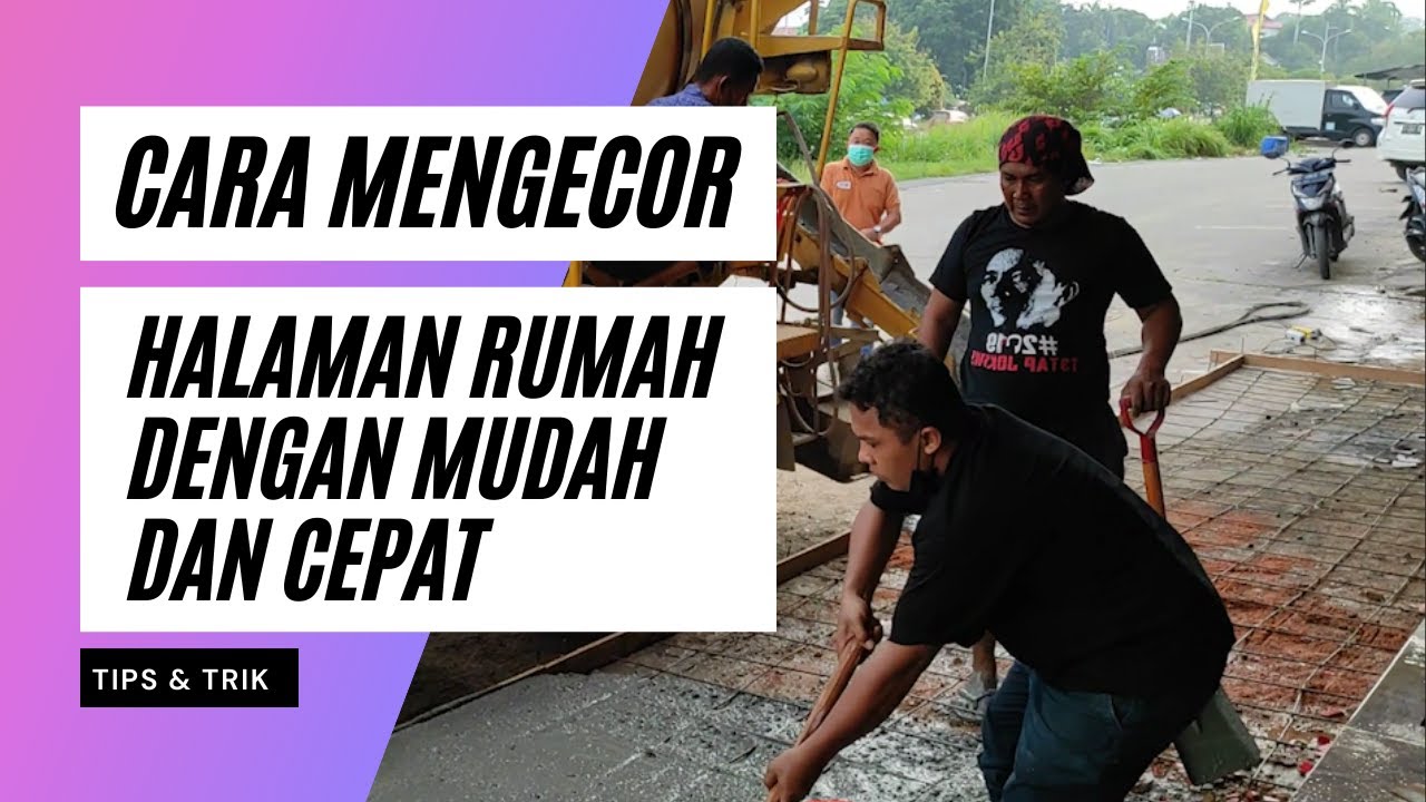 Detail Cara Mengecor Halaman Rumah Nomer 9