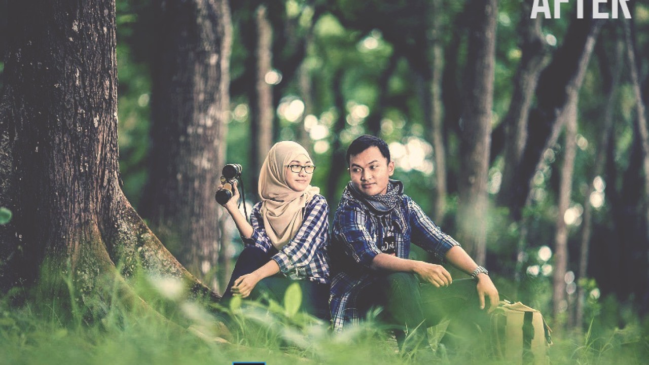 Cara Mengedit Foto Prewedding Outdoor - KibrisPDR