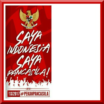 Cara Mengedit Foto Saya Indonesia Saya Pancasila - KibrisPDR