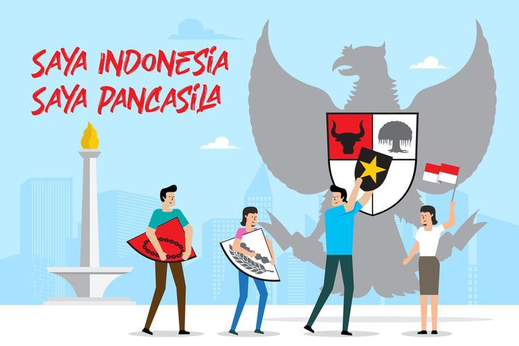 Detail Cara Mengedit Foto Saya Indonesia Saya Pancasila Nomer 47