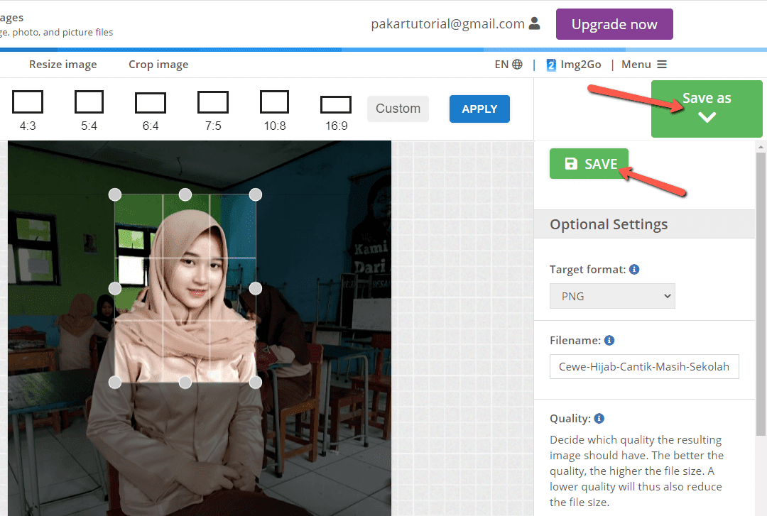 Detail Cara Mengedit Pas Foto Di Hp Nomer 20