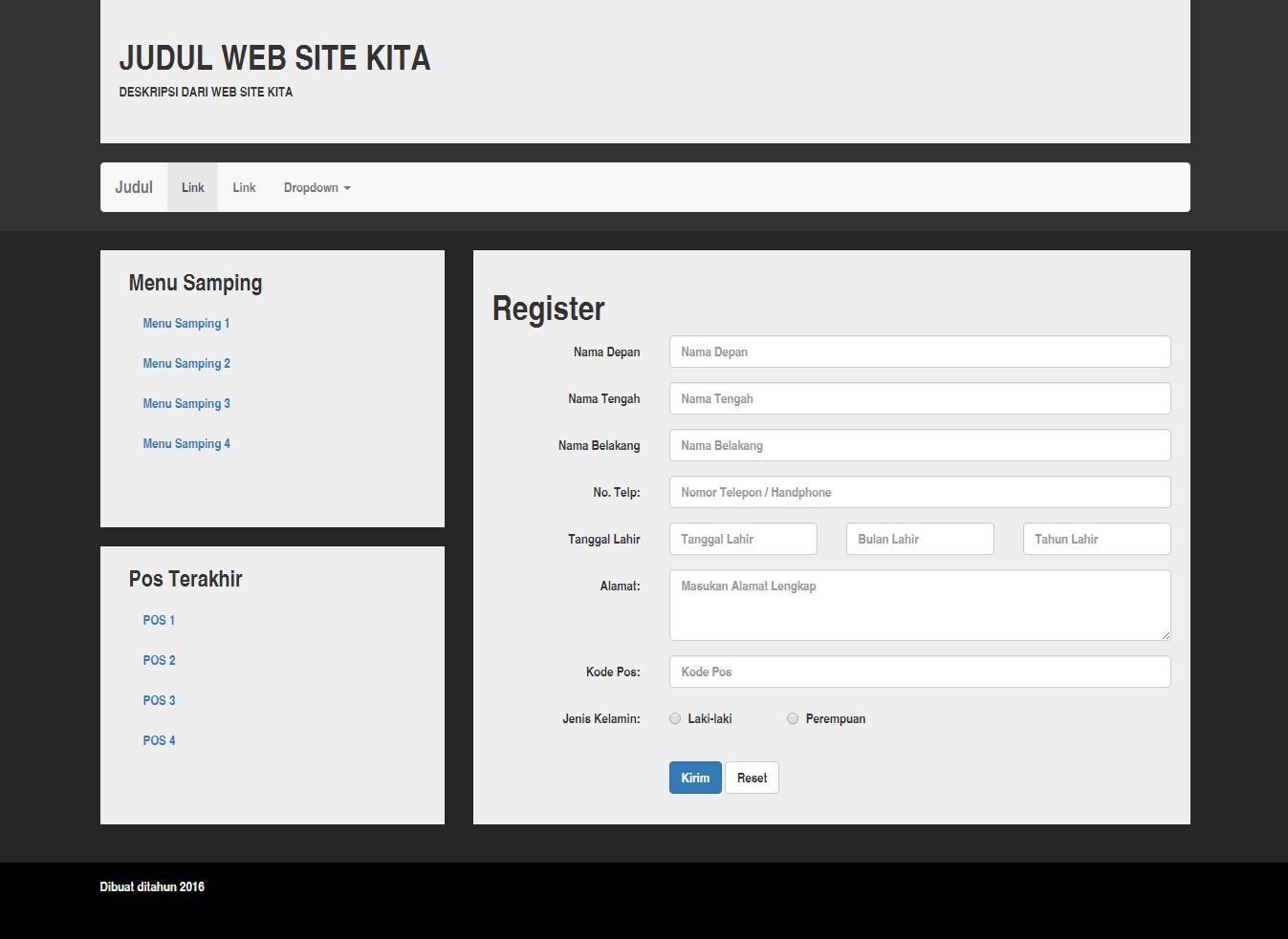 Detail Cara Mengedit Template Bootstrap Nomer 30