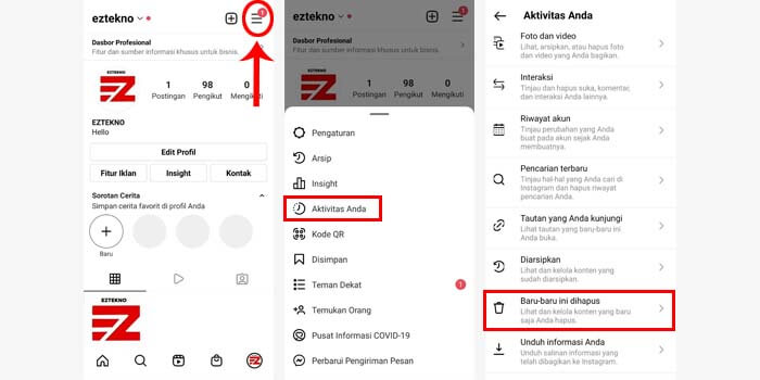 Detail Cara Mengembalikan Foto Yang Dihapus Di Instagram Nomer 17