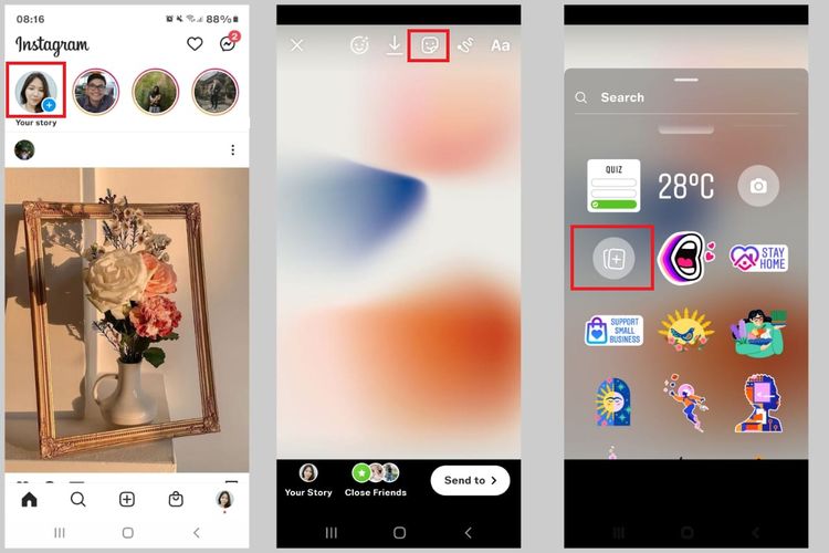 Detail Cara Menggabungkan 2 Foto Di Story Instagram Nomer 2