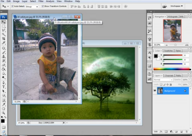 Detail Cara Menggabungkan 2 Gambar Di Photoshop Nomer 17