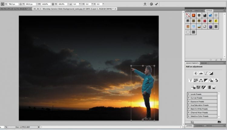 Detail Cara Menggabungkan 2 Gambar Di Photoshop Nomer 29