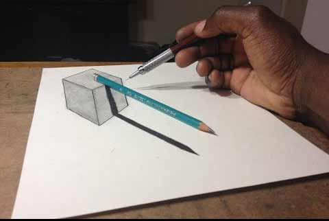 Detail Cara Menggambar 2 Dimensi Dengan Pensil Nomer 40