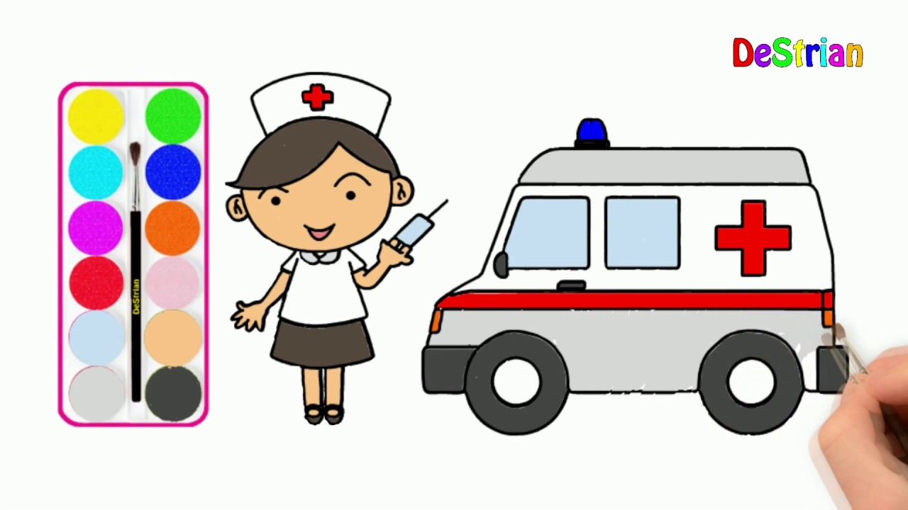 Detail Cara Menggambar Ambulance Nomer 7