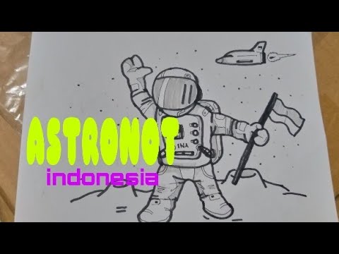 Detail Cara Menggambar Astronot Nomer 14