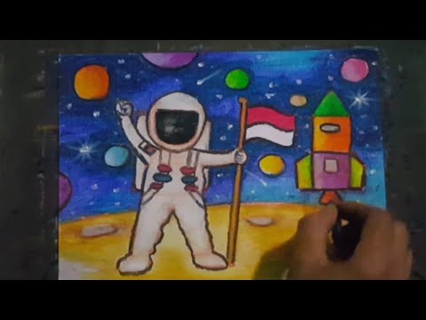 Detail Cara Menggambar Astronot Nomer 7