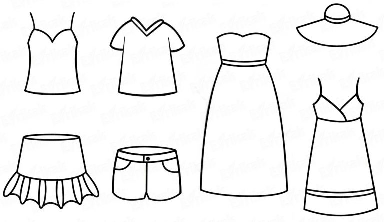 Detail Cara Menggambar Baju Anak Nomer 25