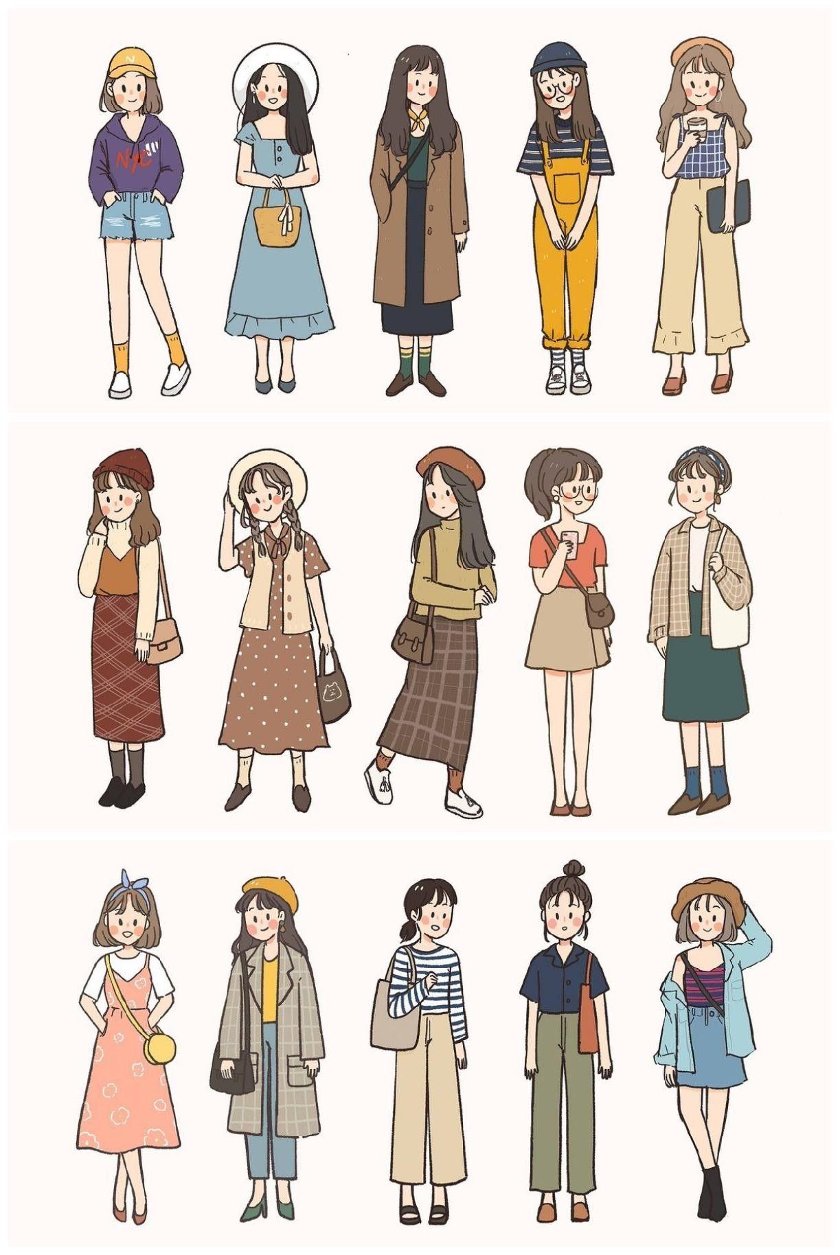Detail Cara Menggambar Baju Anime Perempuan Nomer 36