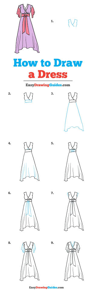 Detail Cara Menggambar Baju Perempuan Nomer 17