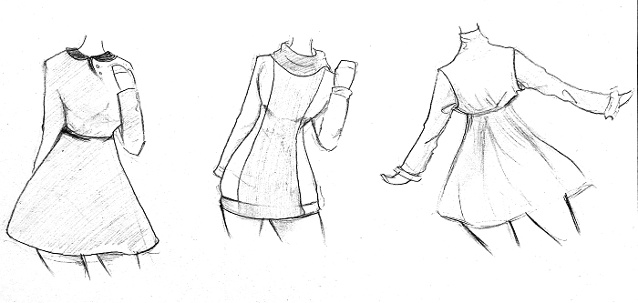 Detail Cara Menggambar Baju Perempuan Nomer 21