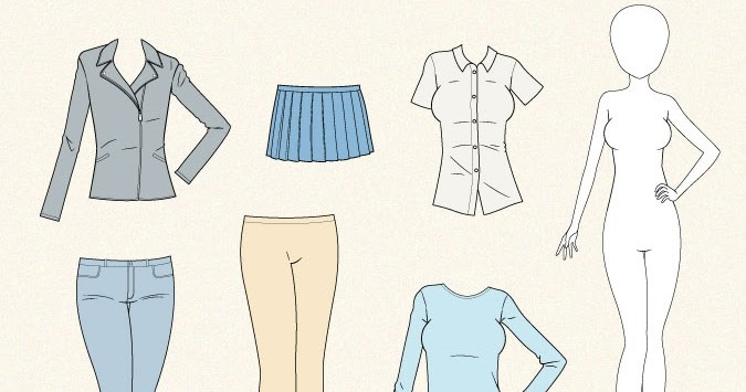 Detail Cara Menggambar Baju Perempuan Nomer 8