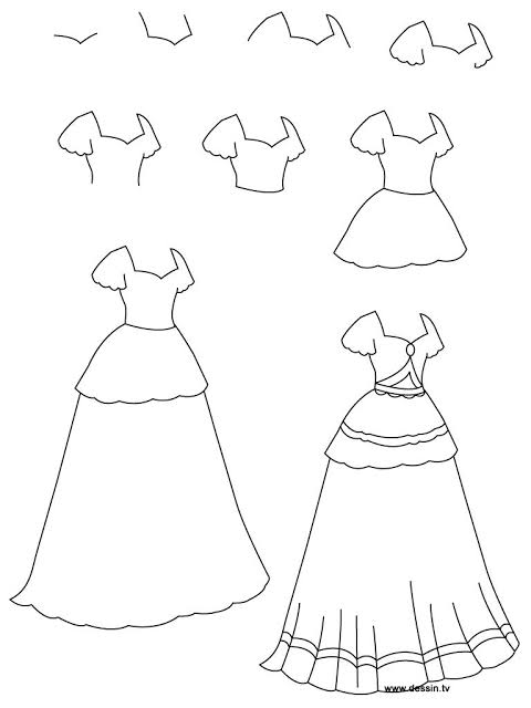Detail Cara Menggambar Baju Perempuan Nomer 9