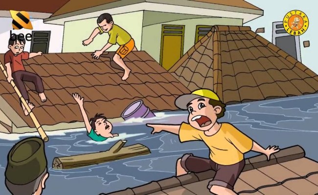 Detail Cara Menggambar Banjir Nomer 16