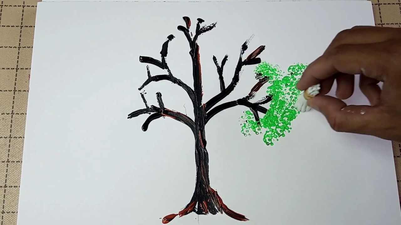 Detail Cara Menggambar Batang Pohon Nomer 13
