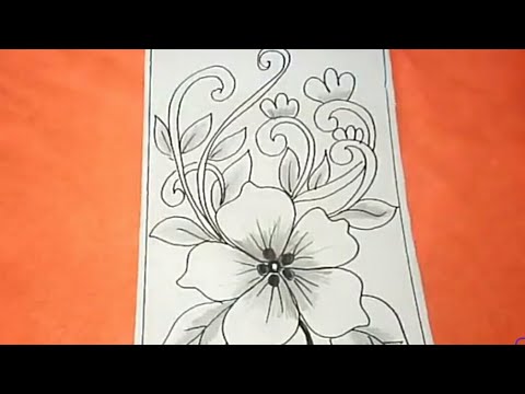 Cara Menggambar Batik Bunga Dengan Mudah - KibrisPDR