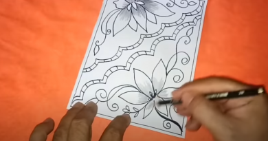 Detail Cara Menggambar Batik Bunga Yang Mudah Untuk Anak Sd Nomer 16