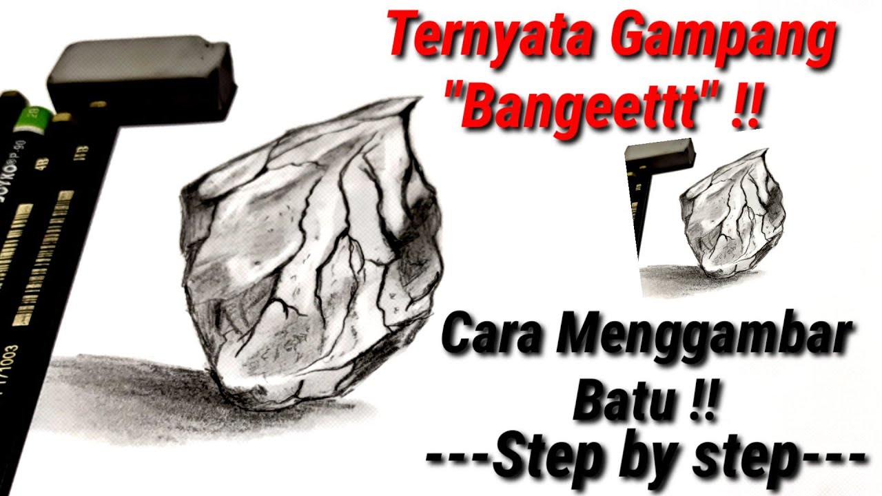 Detail Cara Menggambar Batu Nomer 26