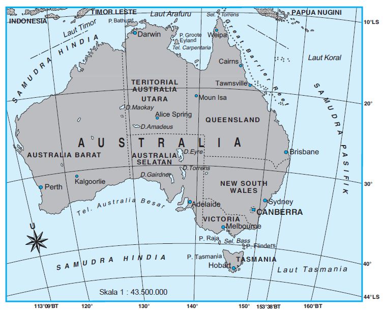 Detail Cara Menggambar Benua Australia Nomer 12