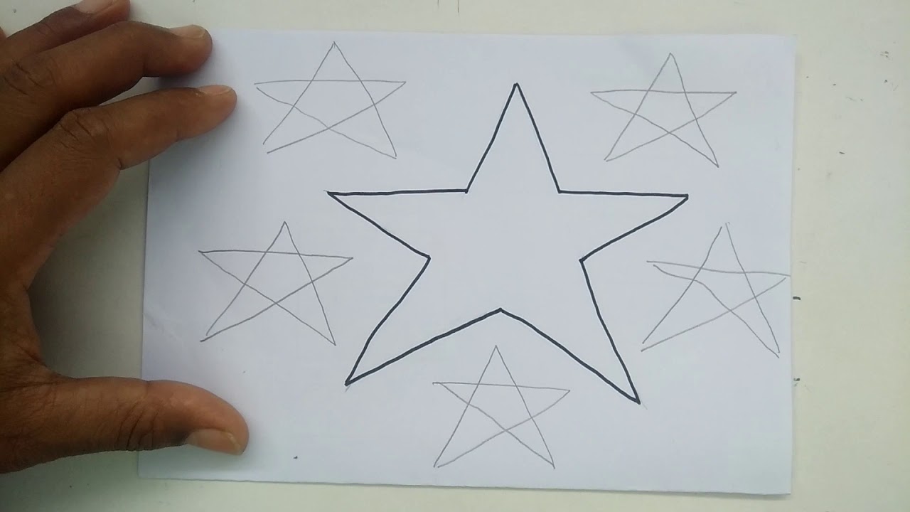 Cara Menggambar Bintang Dengan Mudah - KibrisPDR
