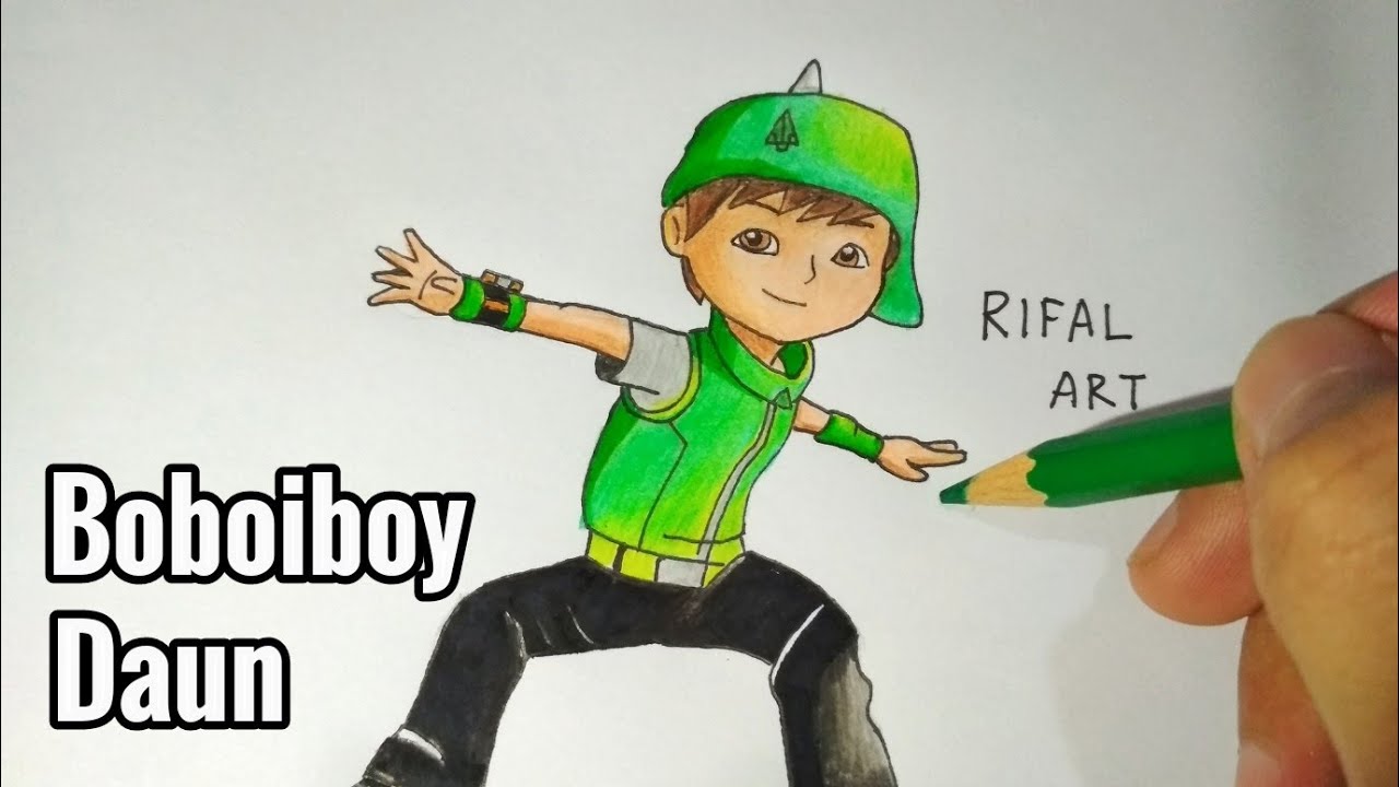 Detail Cara Menggambar Boboiboy Halilintar Nomer 11