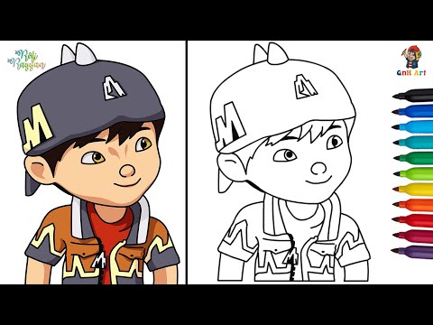 Detail Cara Menggambar Boboiboy Halilintar Nomer 20