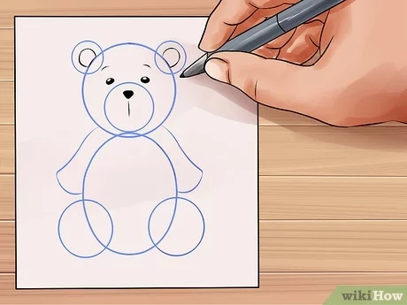 Cara Menggambar Boneka Beruang - KibrisPDR