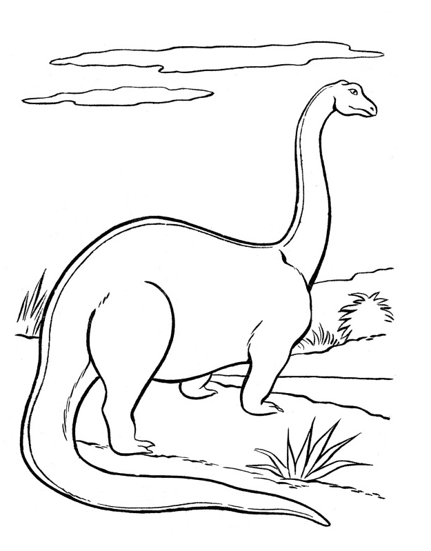 Detail Cara Menggambar Brontosaurus Nomer 17