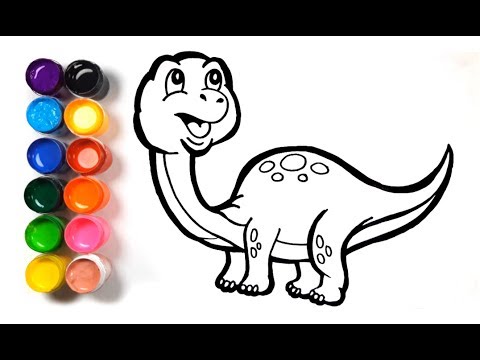 Detail Cara Menggambar Brontosaurus Nomer 6