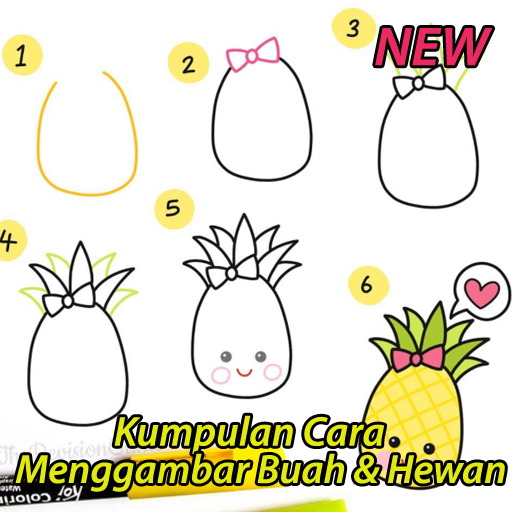 Detail Cara Menggambar Buah Nomer 14