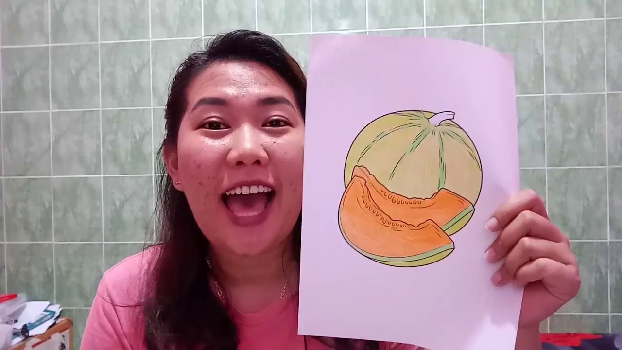 Detail Cara Menggambar Buah Melon Nomer 11